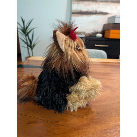 Plush Toy Yorkie Yorkshire Terrier 12” Dog 2006 Realistic Bearington Collection - Picture 5 of 11